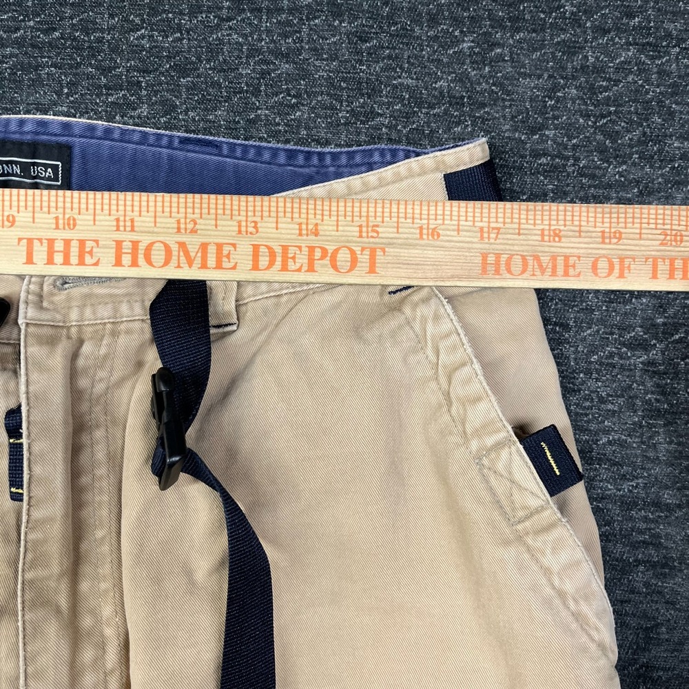 Vintage Club R Jeans USA Cargo Shorts Men's Tan Beige Belted Utility Y2K - 36 - Picture 16 of 16
